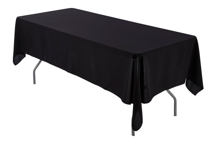 8ft black tablecloths