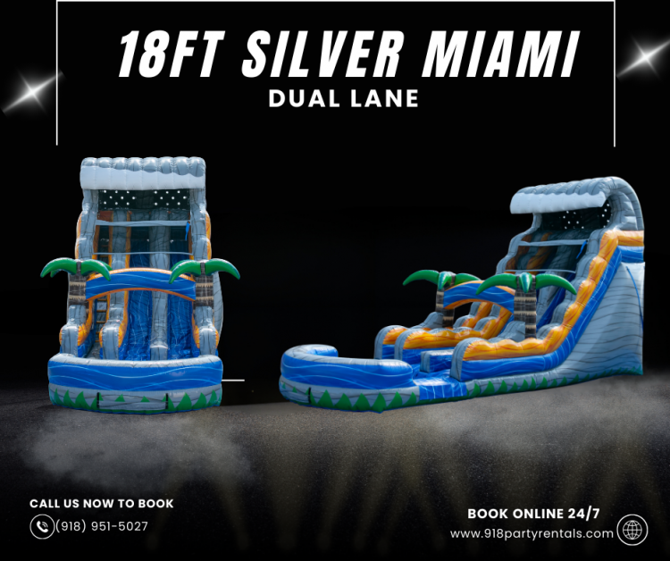 18ft silver Miami (dual lane)